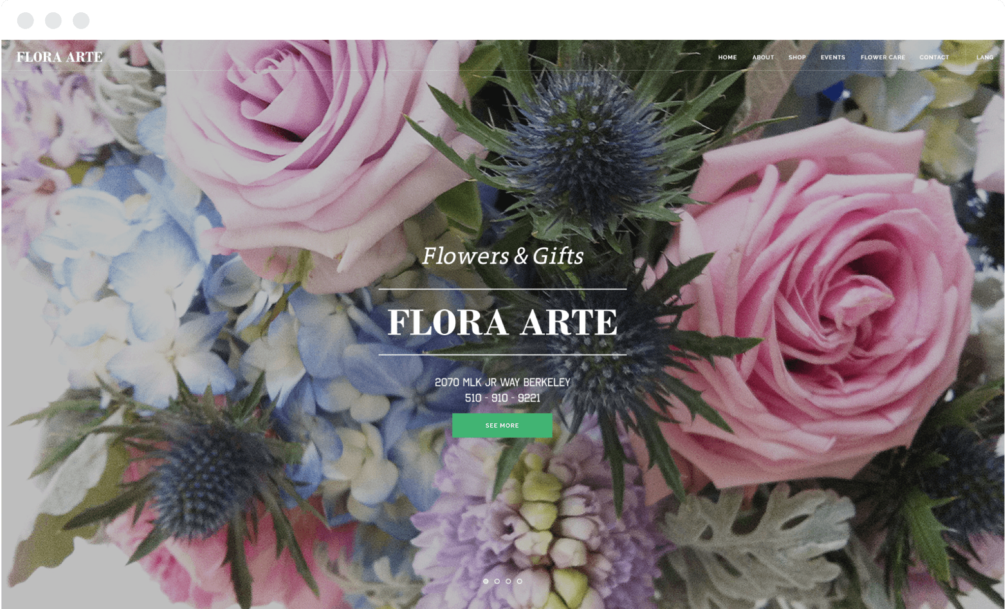 Flora Arte Website